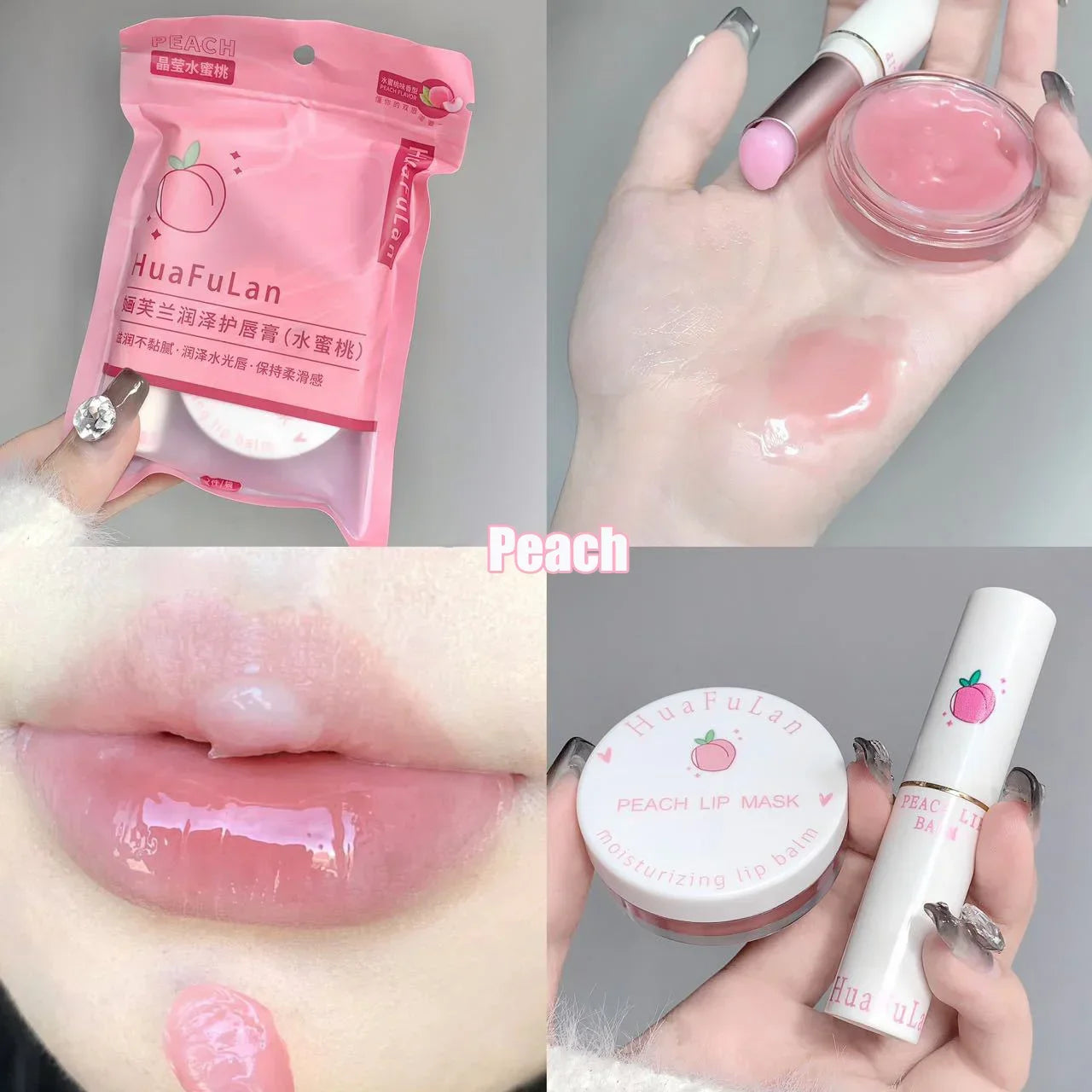 Kit de mascarilla labial hidratante y bálsamo labial