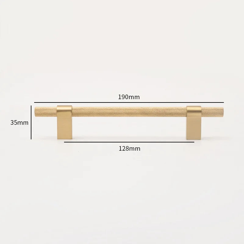 Gold Black Textured Furniture Handle Brass Wardrobe Mesh Pulls Drawer Cabinet Knobs Modern French Door Bar Handles