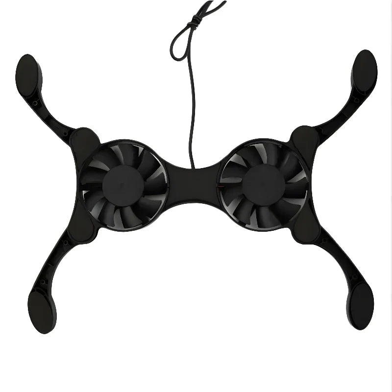 Foldable Radiator Laptop Cooling Pad Computer Accessories USB Mini Laptop Portable Dual Fan Stand