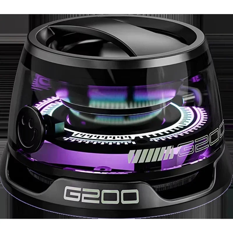 Mini Magnetic Bluetooth Speaker Portable Phone Holder RGB Lighting Speaker BT5.3 Mini Sound Box 7 Hours Playback Easy to Carry