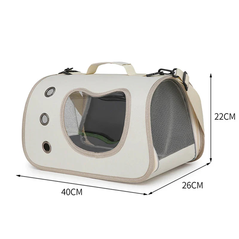 Portable Foldable Pet Carrier Bag for Cats & Small Dogs