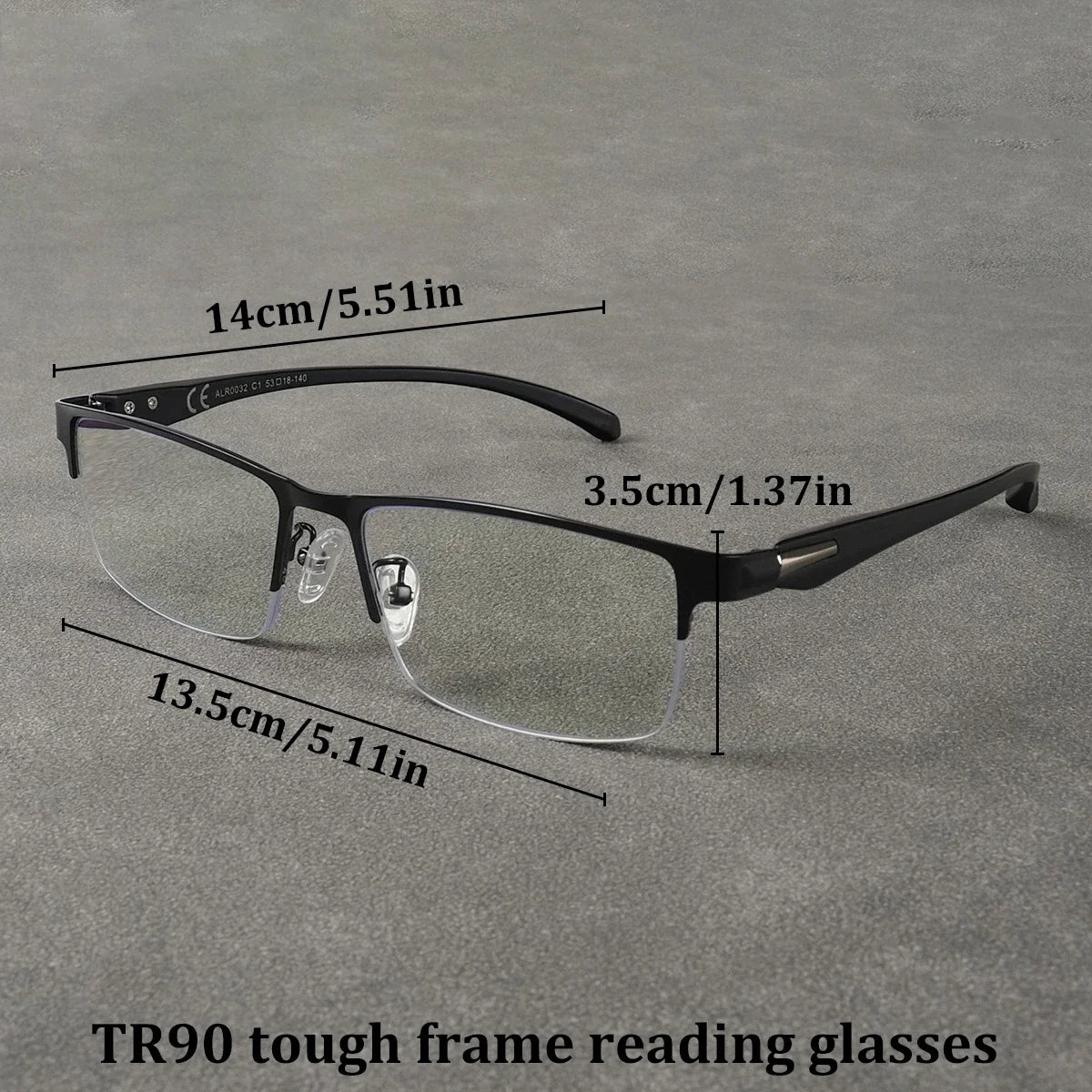Men Women Square Progressive Multifocal Reading Glasses Photochromic Lens Ultralight Frame Flexible Temple Luxury Designer Glass