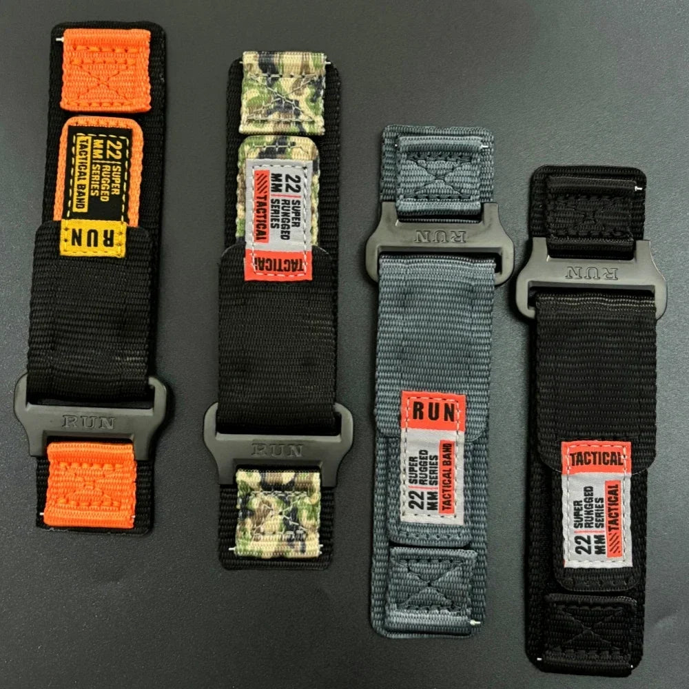 COROS PACE & APEX Nylon Hook-and-Loop Band with Woven Label