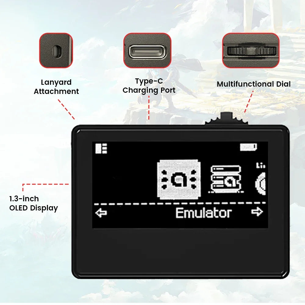 For Amiibo Chargeable Intelligent Simulator Emulator Bluetooth-Compatible Universal Writer for Switch2/Wiiu/3DS Game Accessories