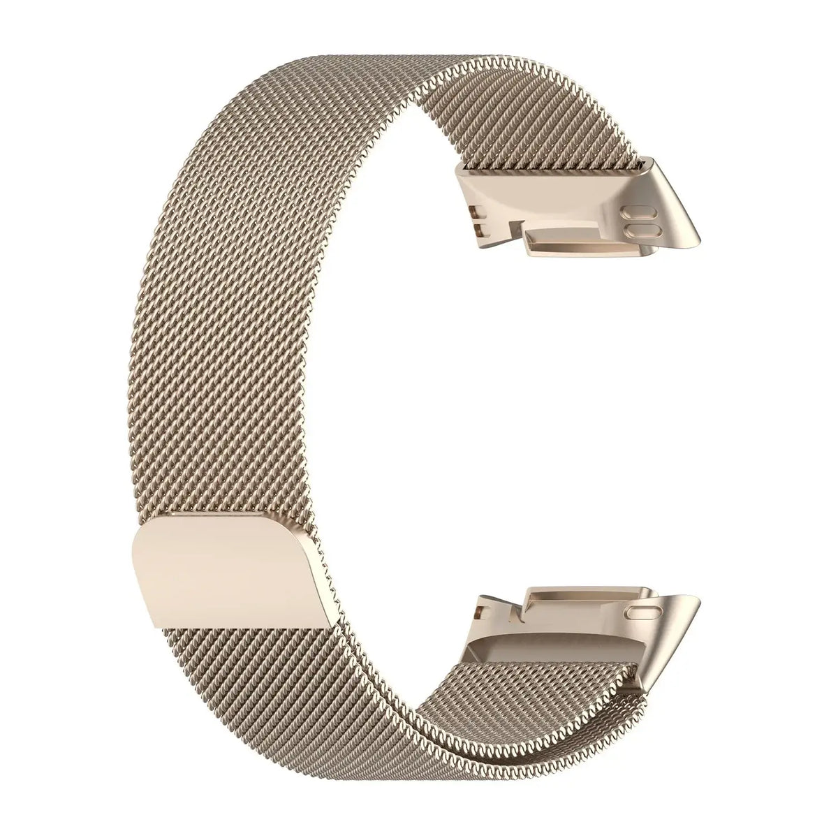 Fitbit Charge 5 & 6 Magnetic Milanese Mesh Band, Stainless Steel