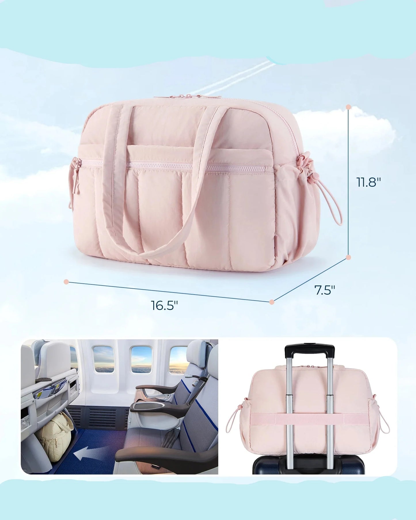Durable Travel Duffel: Waterproof, Perfect for Weekends