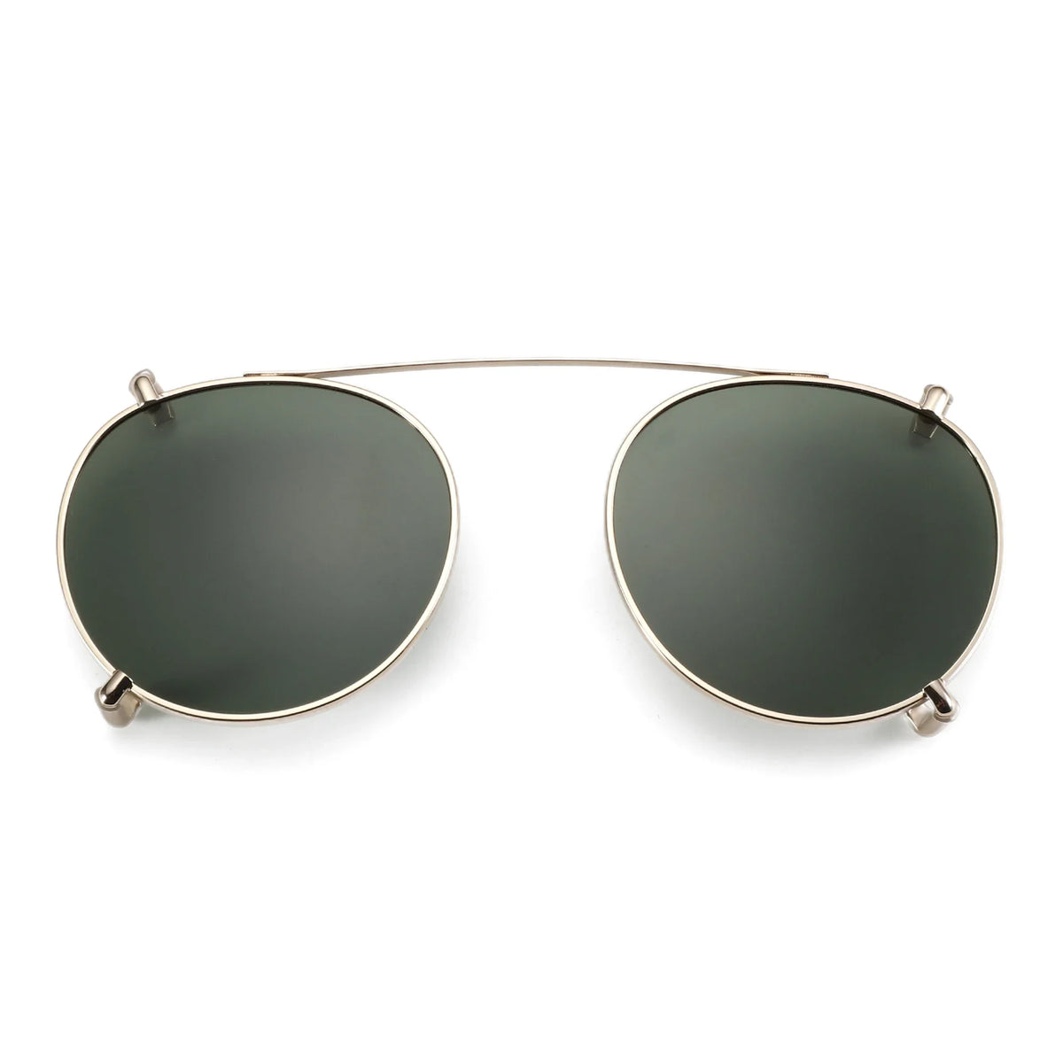 ZENOTTIC-Steampunk Style Clip On Sunglasses for Men Women Anti Blue Light Glasses+Polarized Clip Fashion/Retro Computer Eyewear
