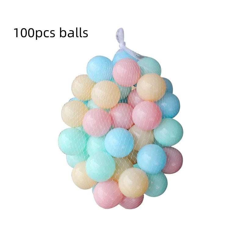 120cm Kids Playpen Playground Baby Tent Ball Pool with Basketball Hoop