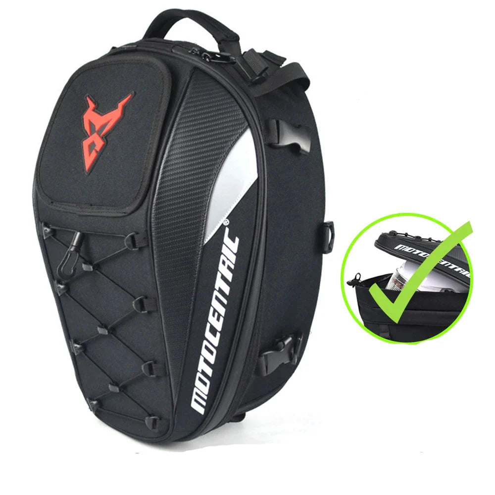 Conquer Any Ride Multifunction Motorcycle Rear Seat Bag with High Capacity