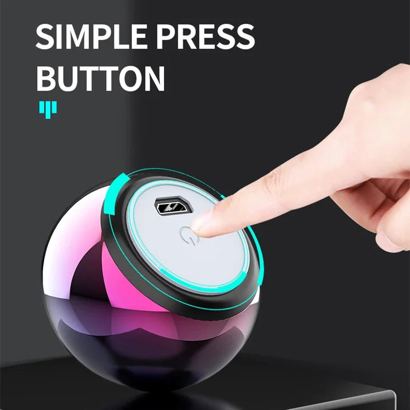 Mini Bluetooth Speaker with Mic TWS Wireless Sound Box HiFi Music Cell Phone Tablet Metal Loud Speake Portable Subwoofer