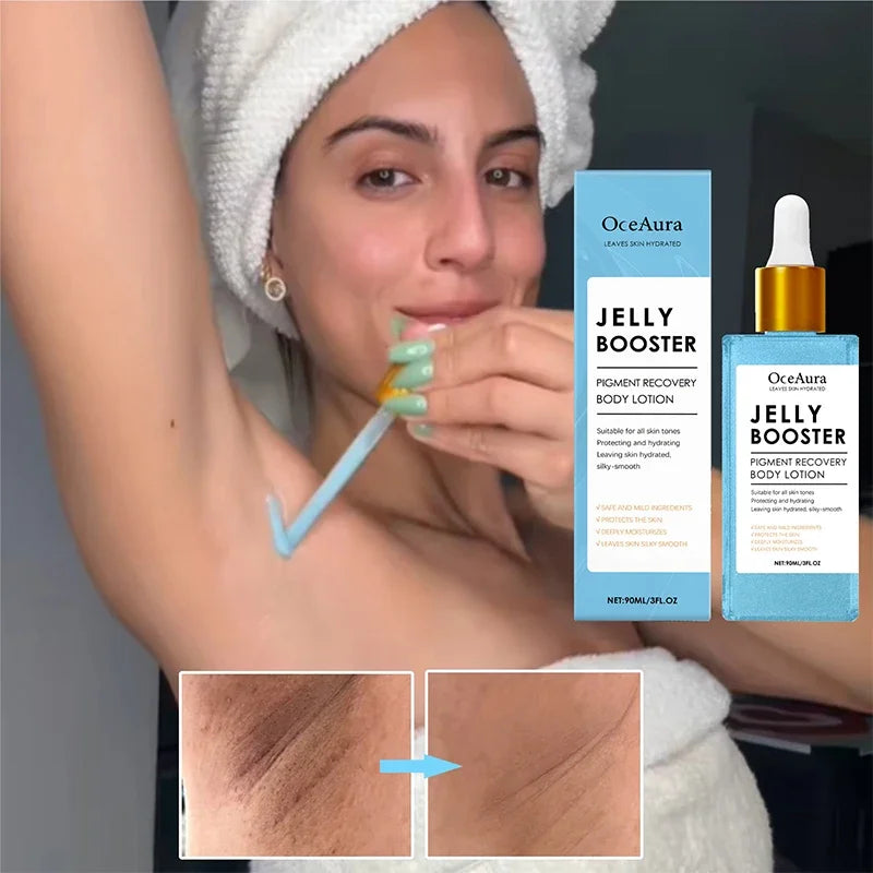 Jelly Booster Pigment Booster Recovery Body Lotion,Nicotinamide Visual Brightening Serum,Hydration Moisturizing,Fade Dark Spots