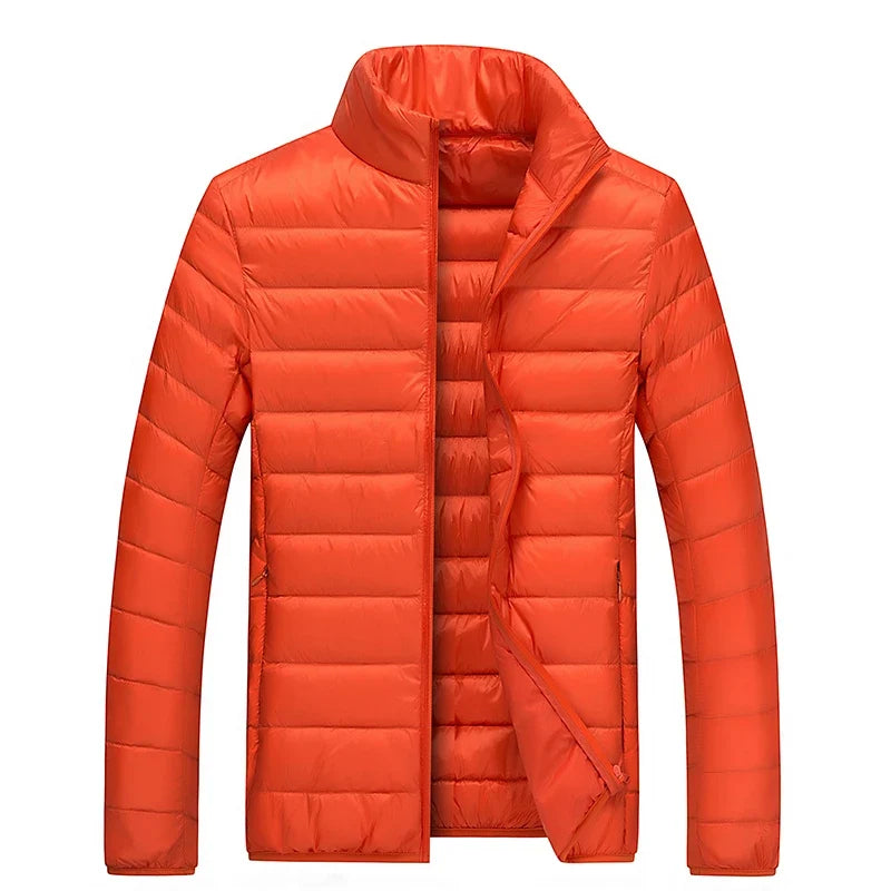 Men All-Season Warm Down Jacket Coats Mens Waterproof Windproof Down Jackets Spring Autumn Winter Casual 90% Down Jackets Male