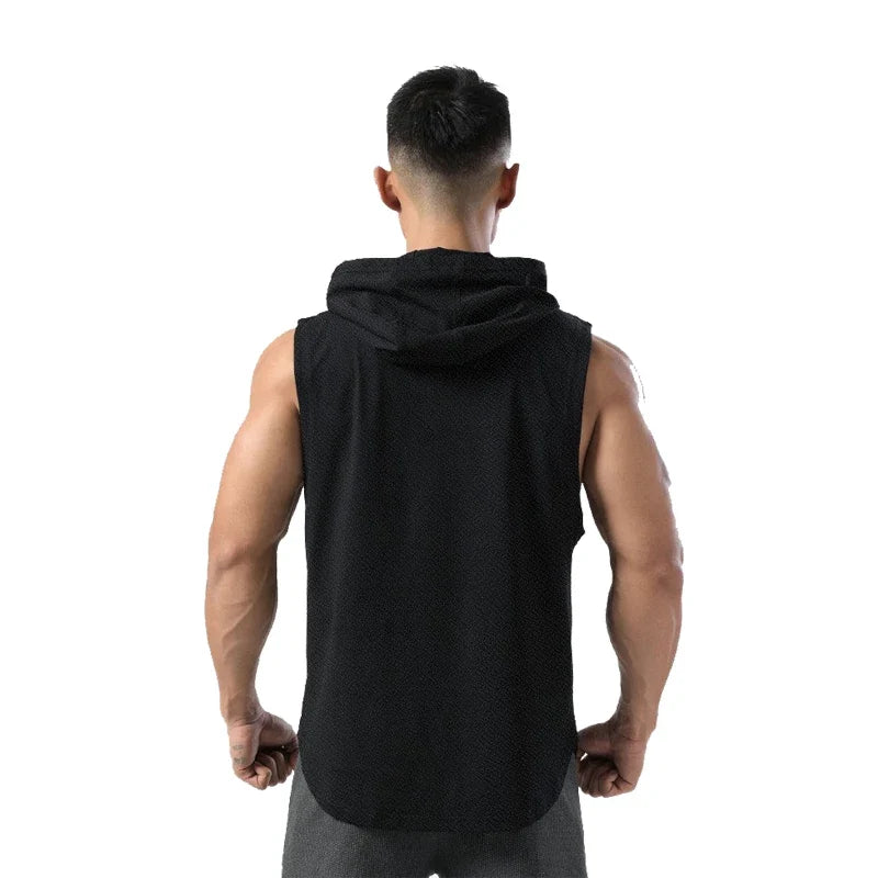 Sleevless Tees for Men Solid Colors