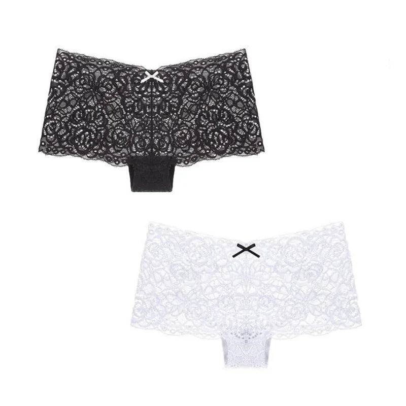 Boyshorts Underwear for Women Sexy Floral Panties S-XL Girls Low-Rise Ladies Comfortable Boxer Shorts