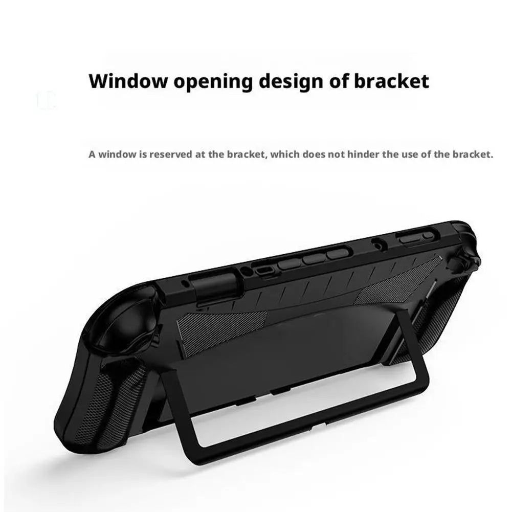 Game Console Protective Case Silicone Grip Case For Switch 2  With Stand Thumb Grip Integrated Game Console Protective Soft Case