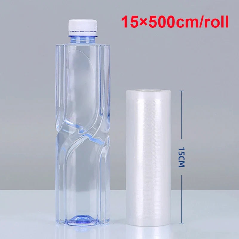 Food Vacuum Bags Sealer Storage Packaging Bags for Kitchen Vacuum Seal Keep Food Fresh BPA-Free 5 Size Vacuum Sealing Rolls Bags