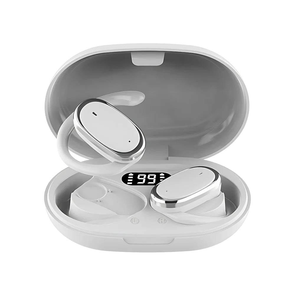 True Wireless Bluetooth Headsets ENC Noise Reduction Hanging Ear Long Battery Life 9D Stereo LED Digital Display Touch Earphones