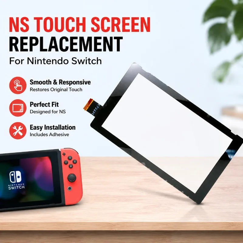 For Switch Console Game Device Touch Display Panel Handwrite Screen LCD Front Cover Sensitive Contact Replacement Spare Part