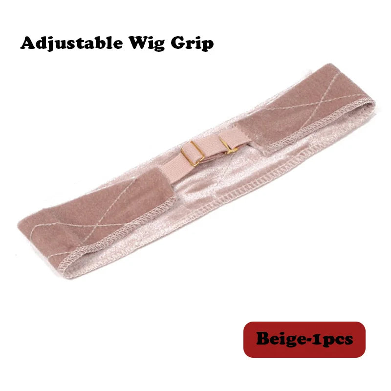 Nueva banda invisible para pelucas Plussign, diadema de agarre para pelucas de encaje frontal, 1 unidad/lote, color nude, banda de terciopelo antideslizante para sujetar pelucas