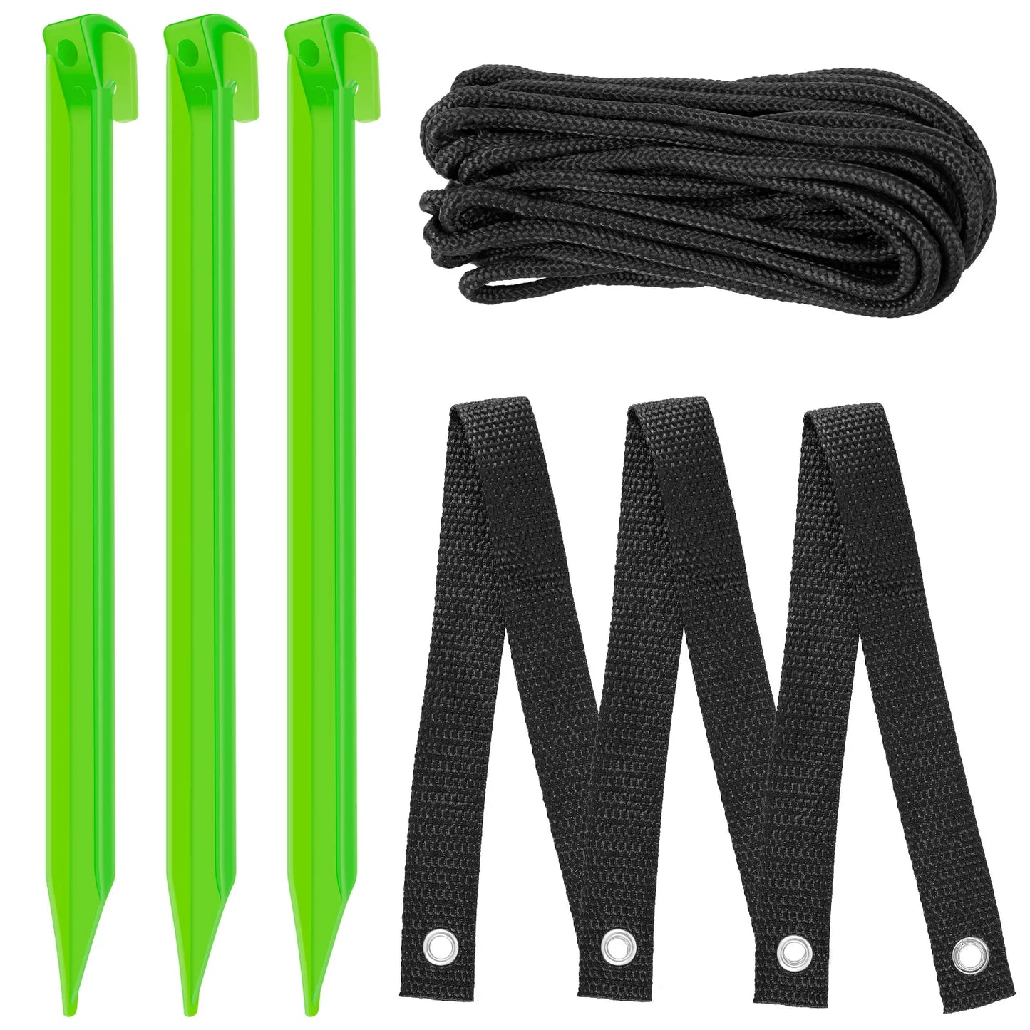 1/3 Set Tree Stake Kit 12in Plastic Sapling Tree Stake Support with