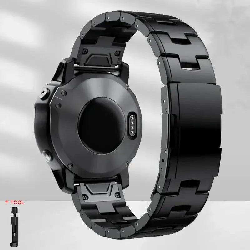 Garmin Steel Band - Modern QuickFit Design Strap
