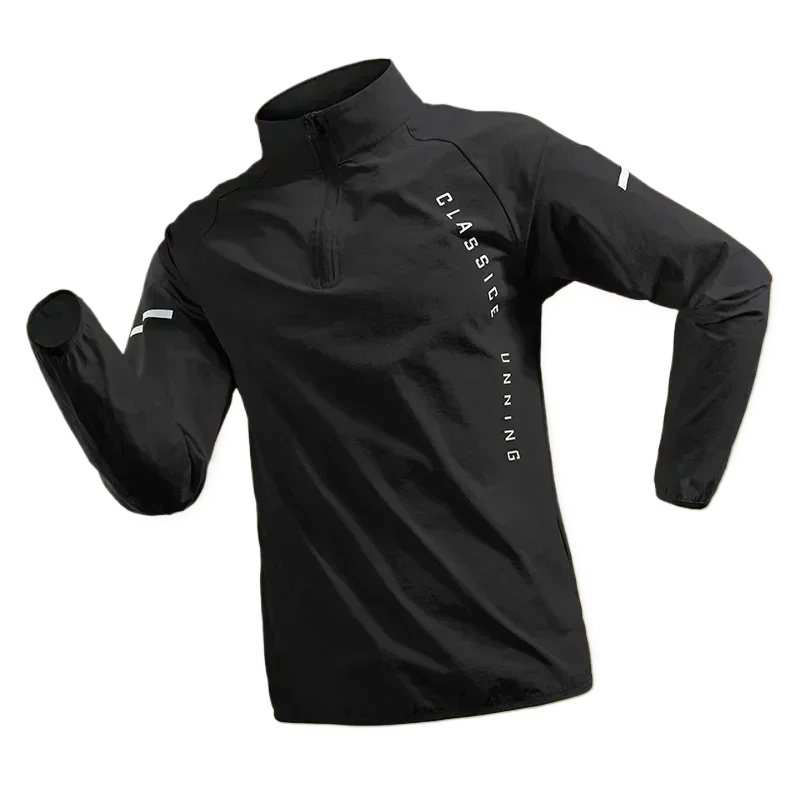 Men Running Jackets Gym Zipper Hooded Sport Jacke Jogging Training Fitness Sweatshirt Casual Running Sportswear