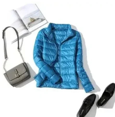 8XL Cheap Ultra Light Down Winter Warm Hooded Feather Puffer Jacket For Girl Short Spring Autumn Coat Female Women Big Size Duck