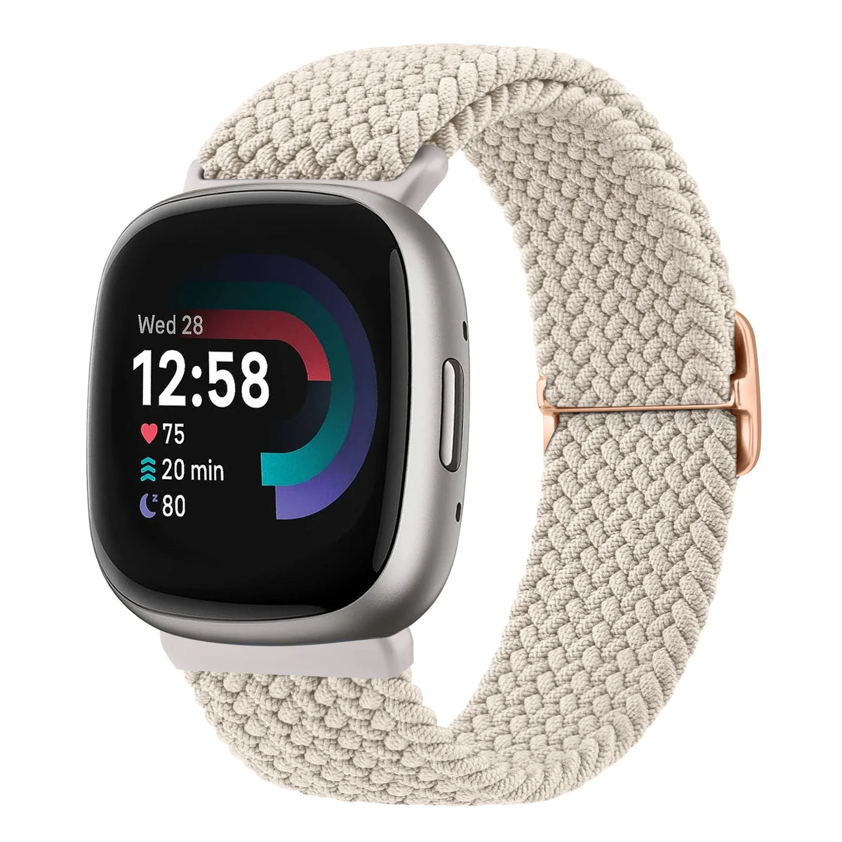 Fitbit Versa 4, Versa 3, Sense 2 & Sense Stretch Braided Loop Band