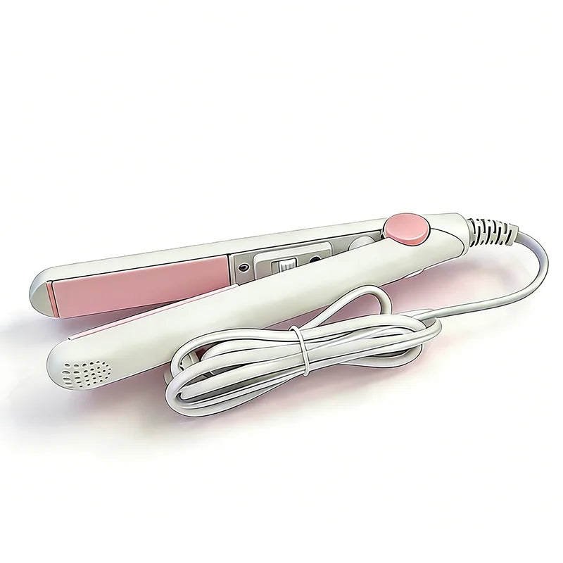 New Curling Iron Mini Hair Straightener Iron Ceramic Straightening Styling Tools Hair Curler Flat Iron Beard Straightener