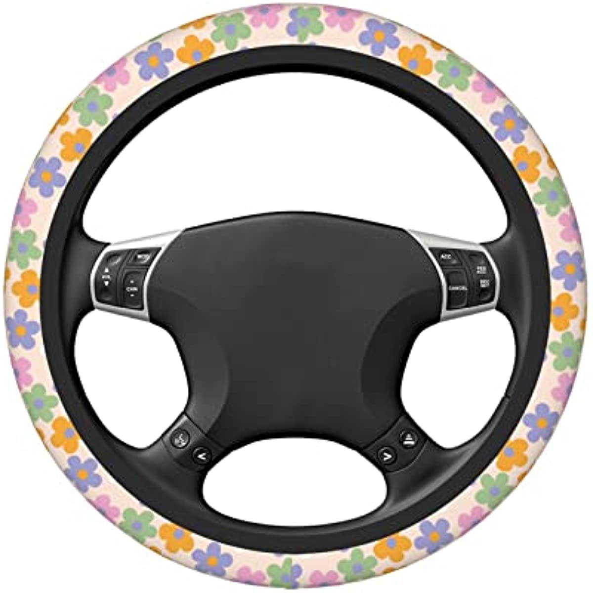 Floral Steering Wheel Cover