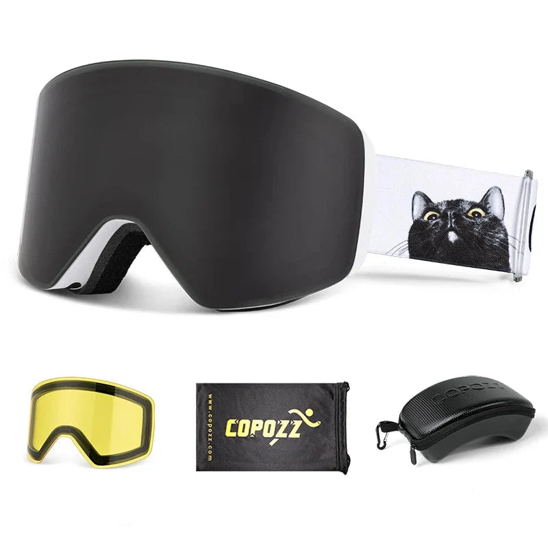Magnetic Ski Goggles  Snowboard  Men & Women