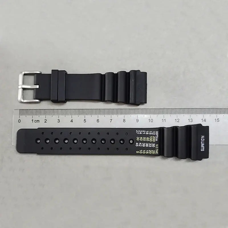 TicWatch Pro 5, Pro 3 & E3 Dive-Style Silicone Band, 3 Keeper Options