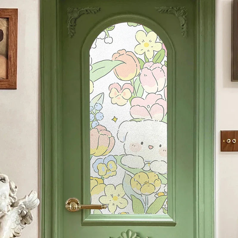 Pegatinas Kawaii para la privacidad de las ventanas