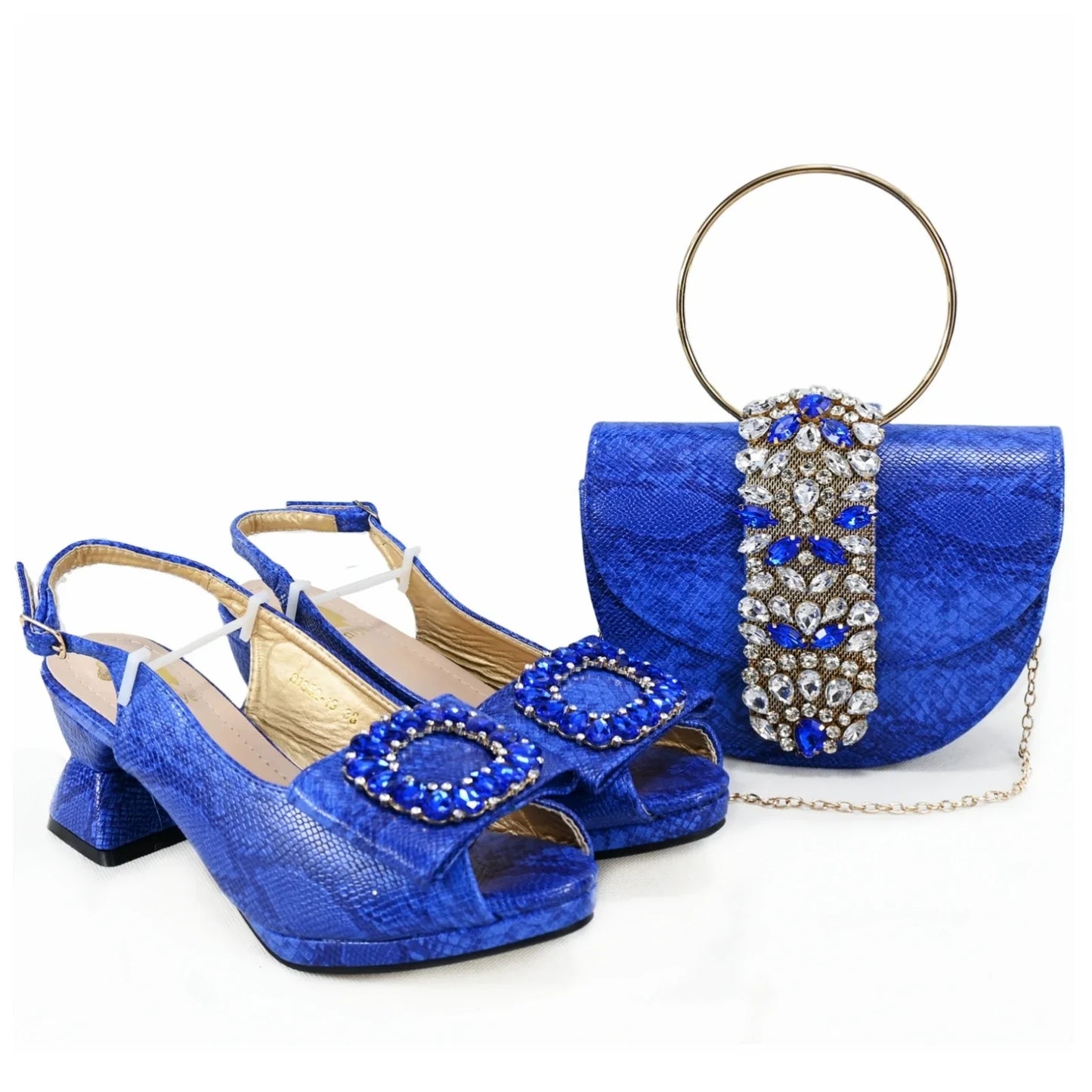 Conjuntos de zapatos y bolsos italianos Hgv1-5