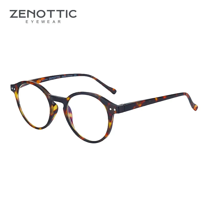 ZENOTTIC 2026 Retro Reading Glasses Anti Blue Light Blocking Readers Fashion Lightweight Eyeglasses Women Men Diopter 0 to 4.0