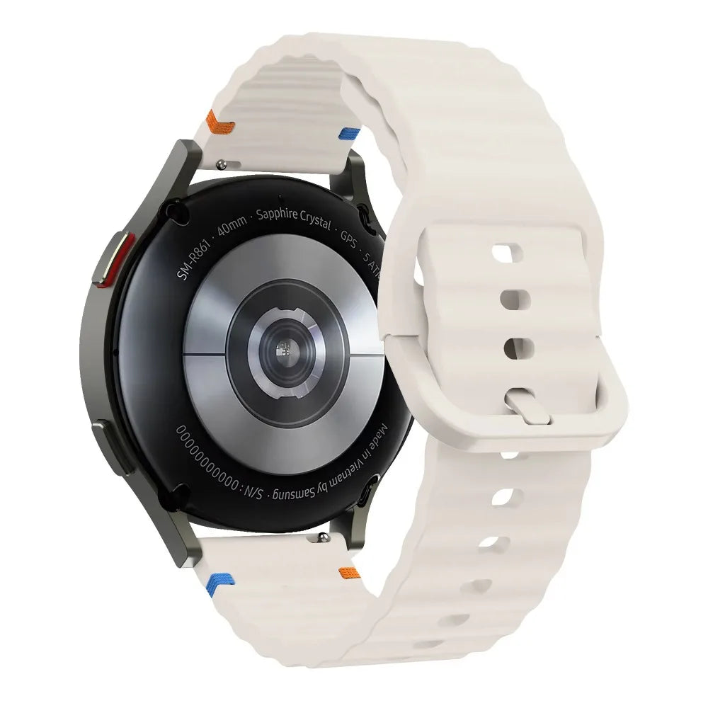 OnePlus Watch Wave-Texture Silicone Band, 11 Colors