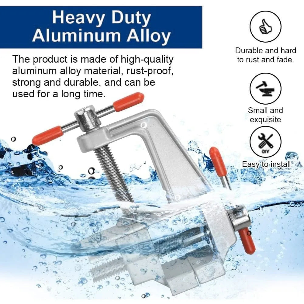 Portable Mini Jeweler's Table Clamp - Small Hobby Bench vice Craft Repair Tool - Jewelers Clamps Workbench Accessory