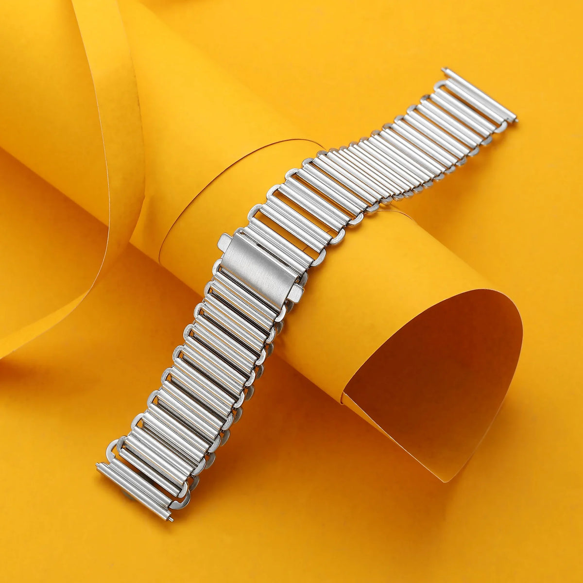 Huawei Watch & Watch GT Vintage Ladder Link Steel Bracelet