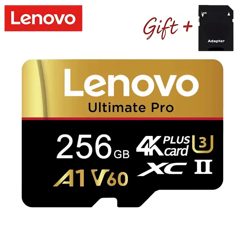 Extra Large Lenovo 512GB SD Cards TF Cards Micro TF SD Memory Card 256GB 4K 64GB for Camera/Laptop/Phone/Dashcam