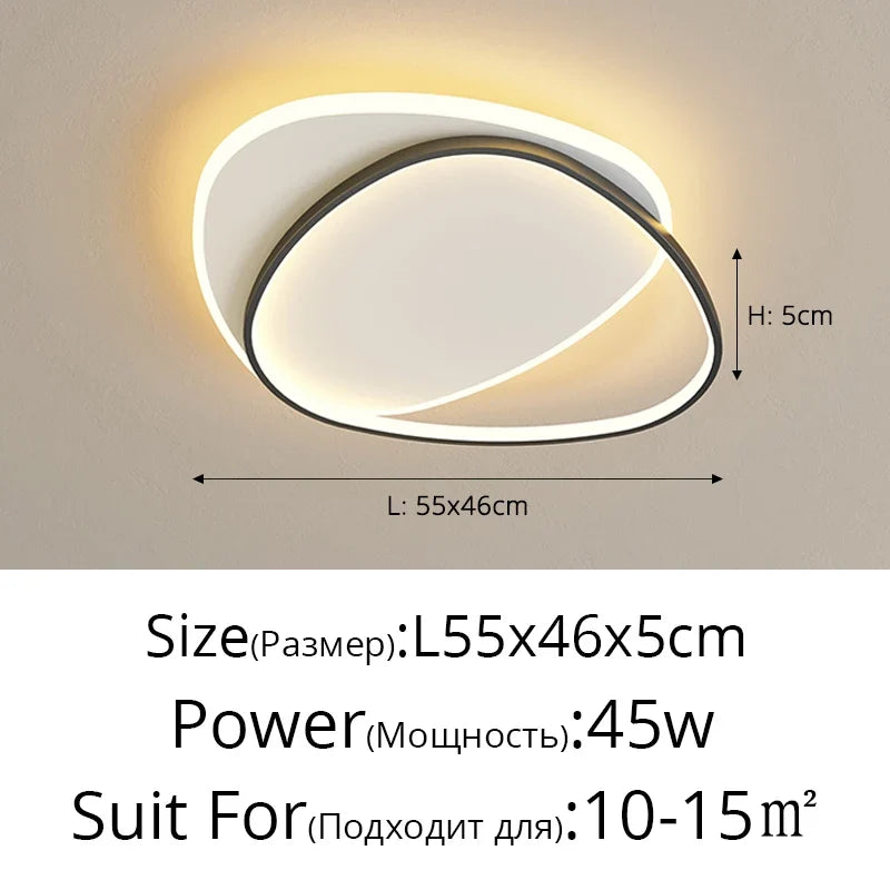 QIYIMEI Modern LED Chandelier Indoor Lights For Bedroom Study Living Room Lighting Lamps Luminaria Lustres HOME Decoration