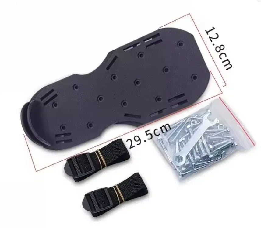 Lawn Aerator Spike Shoes with 28/36/45mm Nails for Lawn Garden Yard Soil Aerating with Adjustable Strap for Men, Woman