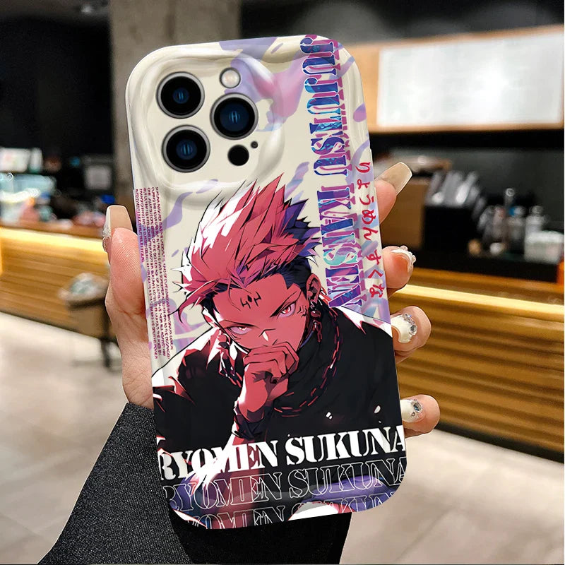 Funda de teléfono de onda suave Jujutsu Kaisen Gojo Satoru para iPhone