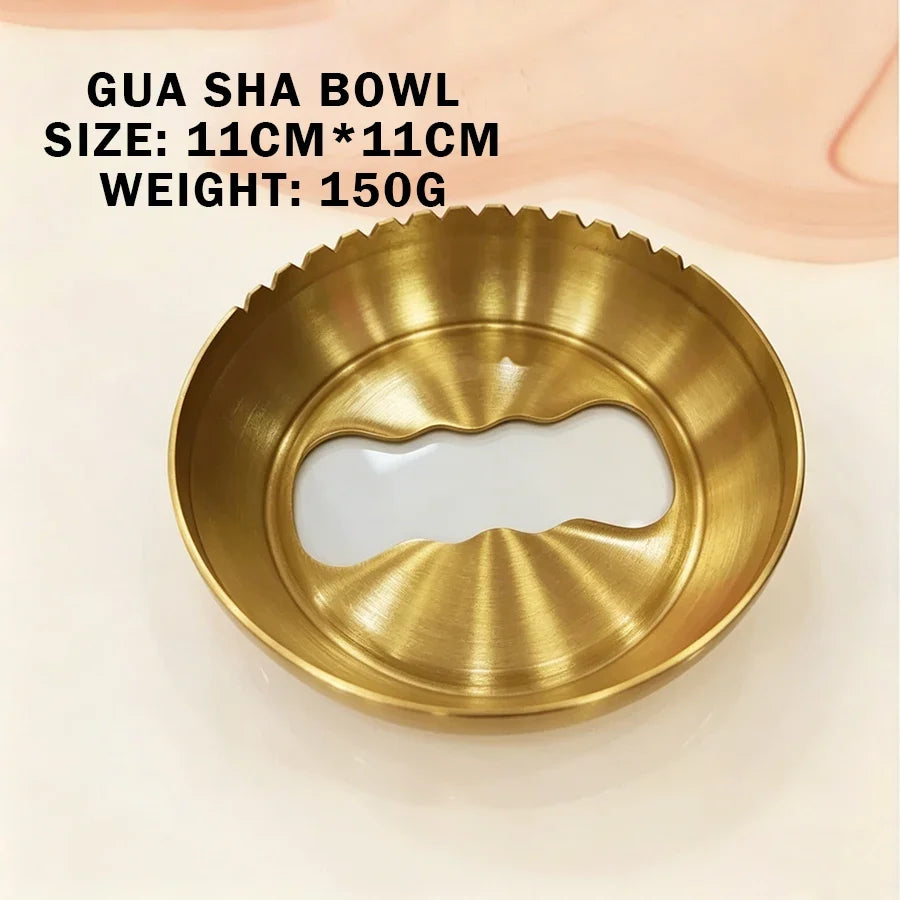 Pure Copper Scraping Board, Made of Solid Brass, Conducts Heat Quickly, Antibacterial, and Odorless