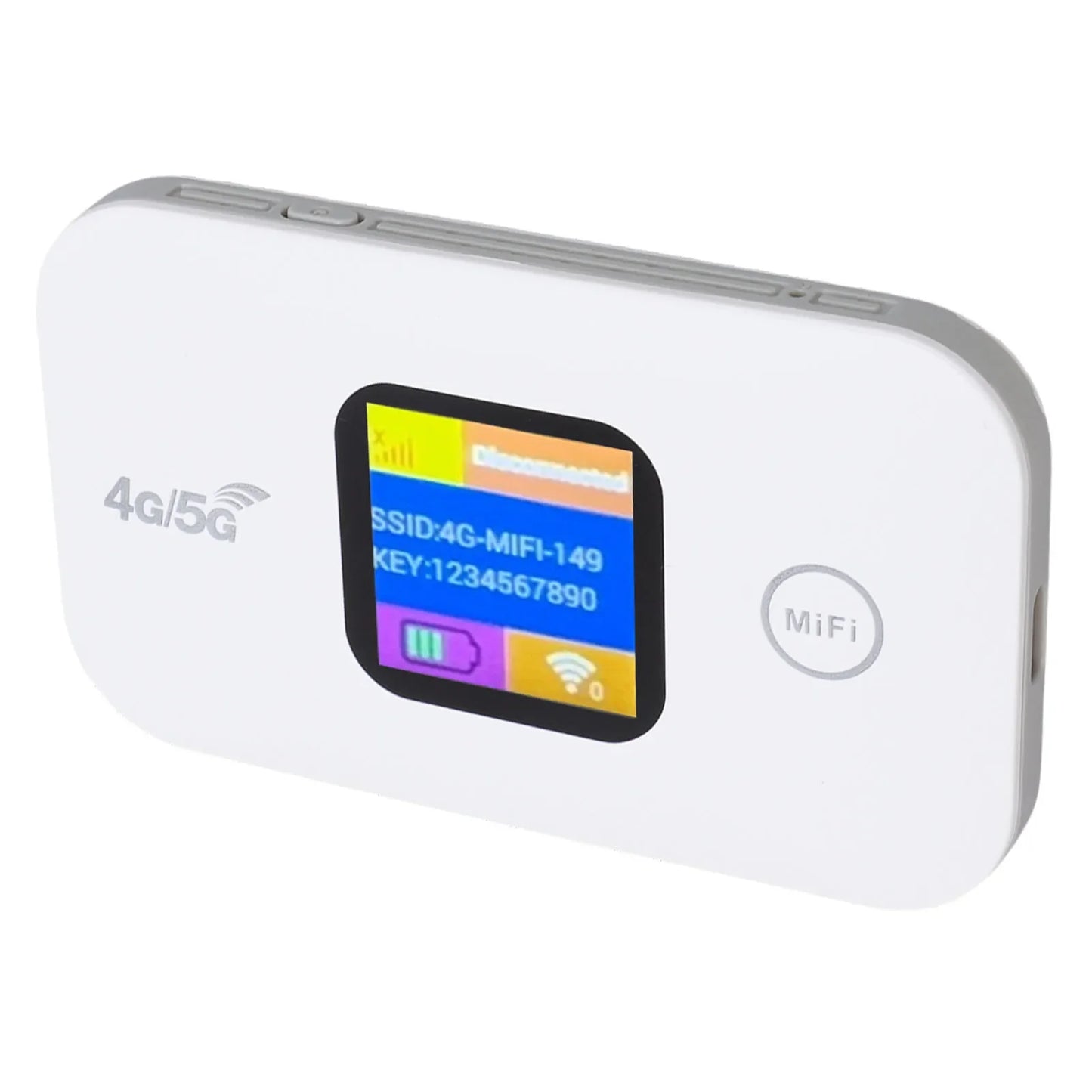 Portable WiFi Hotspot 300Mbps SIM Slot Supports 10 Devices Stable Connection 4G 5G Mobile Router Hotspot for RV for Outdoor