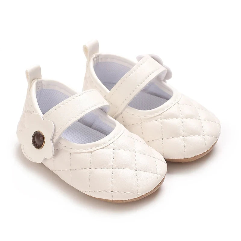 0-1year Baby Shoes Infant Pre-Walker Shoes Girls Princess Bow Shoes