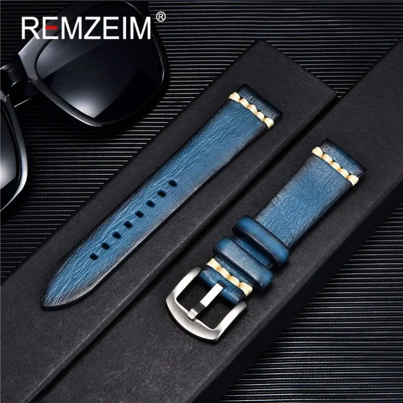 Huawei Watch & Watch GT Textured Leather Band with Accent Stitching