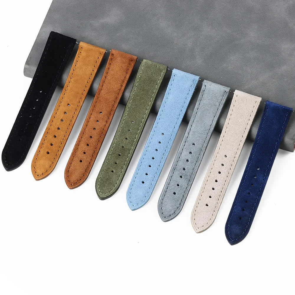 COROS PACE & APEX Suede Leather Band with Tonal Stitching