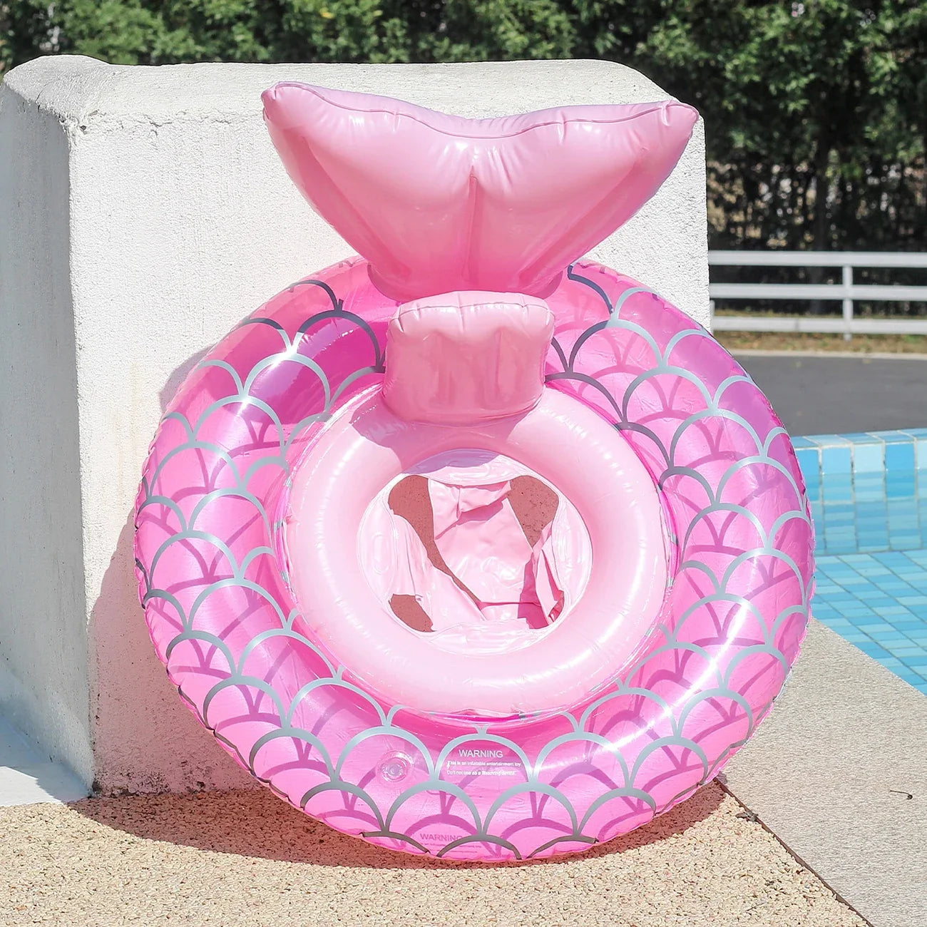 Safe and Secure  Mermaid Baby Swim Float