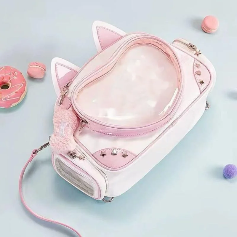 Bolso Ita Gato Rosa Kawaii