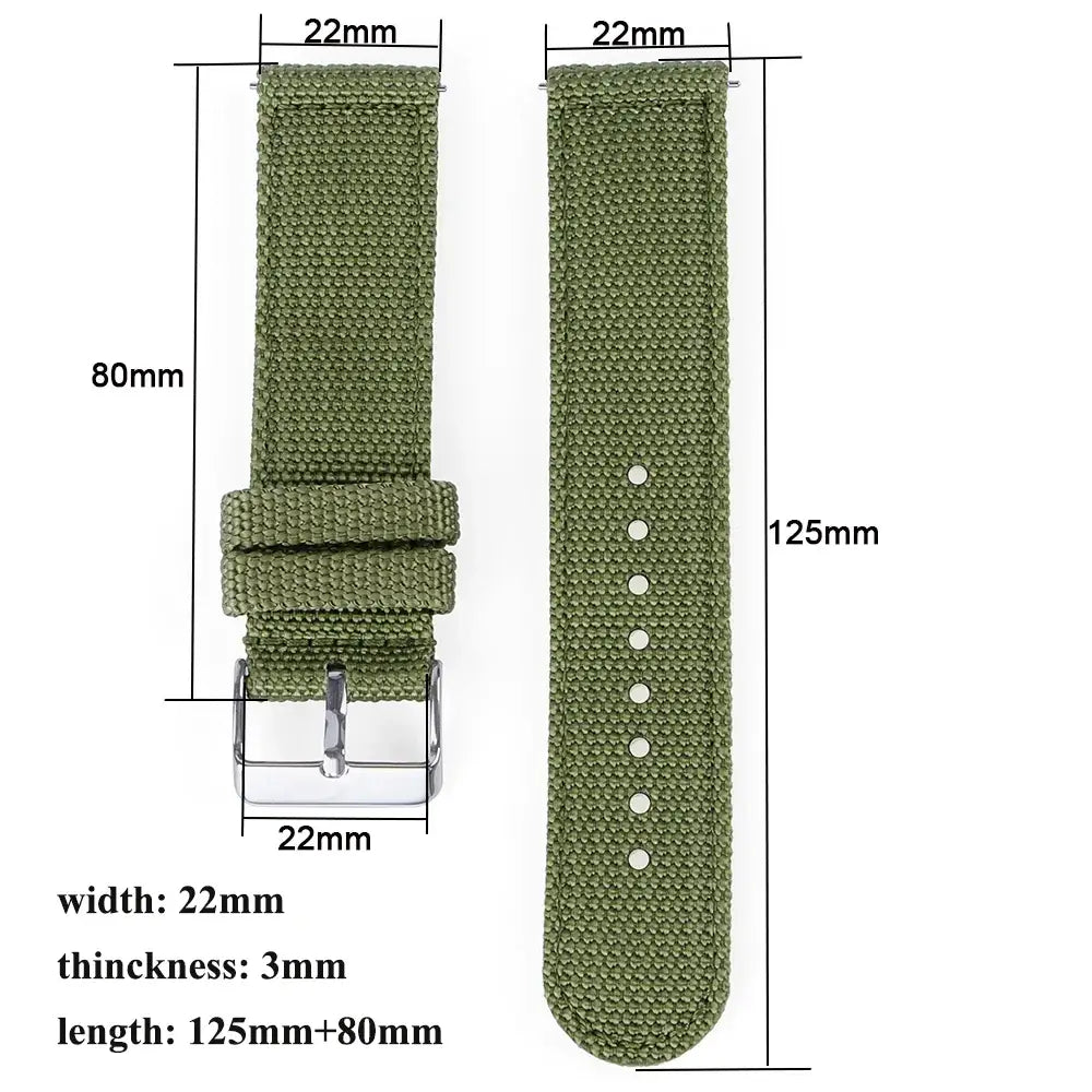Huawei Watch & Watch GT Woven Nylon Band with Buckle Options